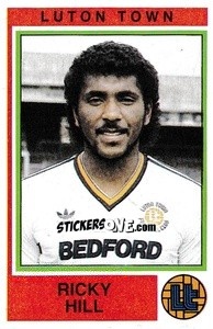 Cromo Ricky Hill - UK Football 1984-1985 - Panini