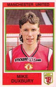 Sticker Mike Duxbury - UK Football 1984-1985 n. 154 - Panini