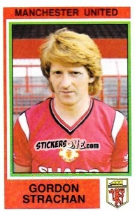 Sticker Gordon Strachan - UK Football 1984-1985 n. 160 - Panini