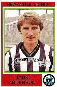 Cromo John Anderson - UK Football 1984-1985 - Panini
