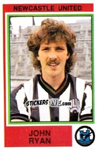 Cromo John Ryan - UK Football 1984-1985 - Panini