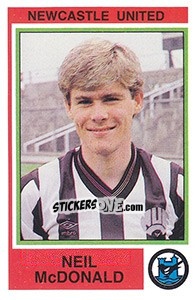 Cromo Neil McDonald - UK Football 1984-1985 - Panini