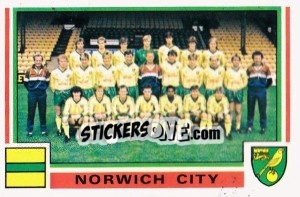 Sticker Team Photo - UK Football 1984-1985 - Panini