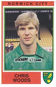 Sticker Chris Woods - UK Football 1984-1985 - Panini