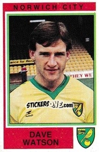 Sticker Dave Watson - UK Football 1984-1985 n. 187 - Panini