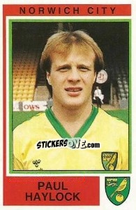 Figurina Paul Haylock - UK Football 1984-1985 n. 189 - Panini
