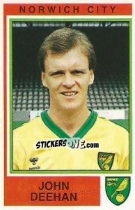 Sticker John Deehan - UK Football 1984-1985 n. 193 - Panini