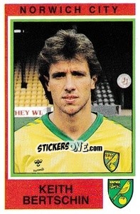 Sticker Keith Bertschin - UK Football 1984-1985 - Panini