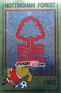 Sticker Badge - UK Football 1984-1985 - Panini