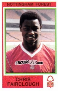 Figurina Chris Fairclough - UK Football 1984-1985 - Panini