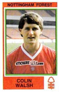 Cromo Colin Walsh - UK Football 1984-1985 - Panini