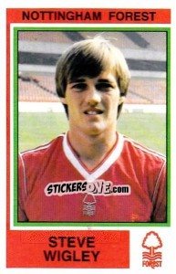 Sticker Steve Wigley - UK Football 1984-1985 - Panini