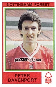 Sticker Peter Davenport - UK Football 1984-1985 - Panini