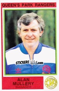 Sticker Alan Mullery - UK Football 1984-1985 - Panini
