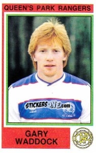 Cromo Gary Waddock - UK Football 1984-1985 - Panini