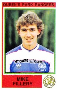 Cromo Mike Fillery - UK Football 1984-1985 - Panini