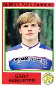 Sticker Gary Bannister - UK Football 1984-1985 - Panini