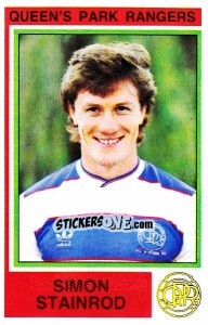 Figurina Simon Stainrod - UK Football 1984-1985 - Panini