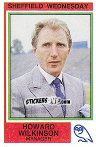 Cromo Howard Wilkinson - UK Football 1984-1985 - Panini