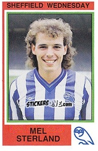 Cromo Mel Sterland - UK Football 1984-1985 - Panini