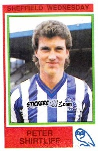 Cromo Peter Shirtliff - UK Football 1984-1985 - Panini