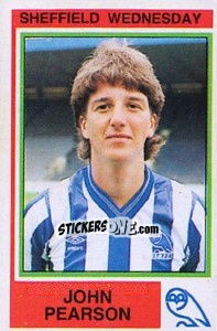 Sticker John Pearson - UK Football 1984-1985 - Panini