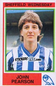 Cromo John Pearson - UK Football 1984-1985 - Panini