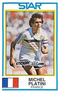 Sticker Michel Platini - UK Football 1984-1985 n. 248 - Panini
