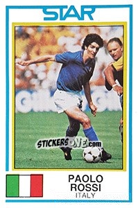 Figurina Paolo Rossi - UK Football 1984-1985 - Panini