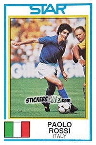 Sticker Paolo Rossi - UK Football 1984-1985 n. 252 - Panini
