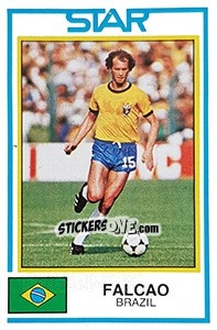 Sticker Falcao - UK Football 1984-1985 - Panini