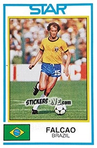 Sticker Falcao - UK Football 1984-1985 n. 256 - Panini