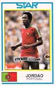 Sticker Jordao - UK Football 1984-1985 - Panini