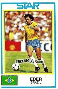 Figurina Eder - UK Football 1984-1985 - Panini