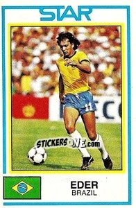 Sticker Eder - UK Football 1984-1985 n. 259 - Panini
