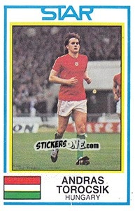 Sticker Andras Torocsik - UK Football 1984-1985 - Panini