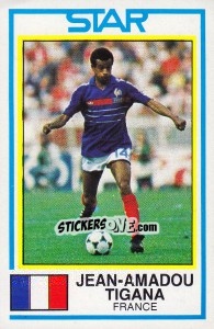 Sticker Jean-Amadou Tigana - UK Football 1984-1985 n. 261 - Panini