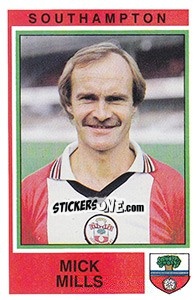 Sticker Mick Mills - UK Football 1984-1985 - Panini