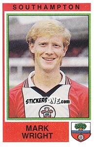 Cromo Mark Wright - UK Football 1984-1985 - Panini