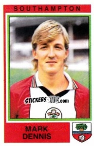 Sticker Mark Dennis - UK Football 1984-1985 - Panini