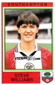 Sticker Steve Williams - UK Football 1984-1985 - Panini