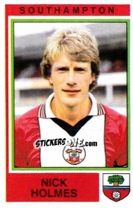 Figurina Nick Holmes - UK Football 1984-1985 - Panini