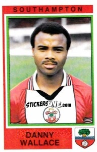 Figurina Danny Wallace - UK Football 1984-1985 - Panini