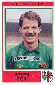 Cromo Peter Fox - UK Football 1984-1985 - Panini