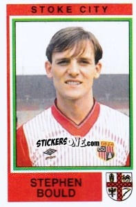 Sticker Steve Bould - UK Football 1984-1985 n. 285 - Panini
