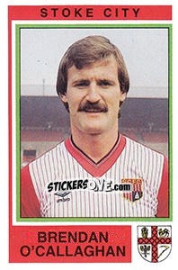 Sticker Brendan O'Callaghan - UK Football 1984-1985 - Panini