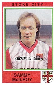 Sticker Sammy Mcllroy - UK Football 1984-1985 - Panini