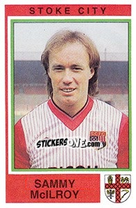 Sticker Sammy Mcllroy - UK Football 1984-1985 n. 290 - Panini