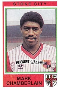 Figurina Mark Chamberlain - UK Football 1984-1985 n. 295 - Panini