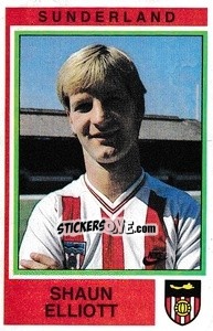 Figurina Shaun Elliott - UK Football 1984-1985 - Panini